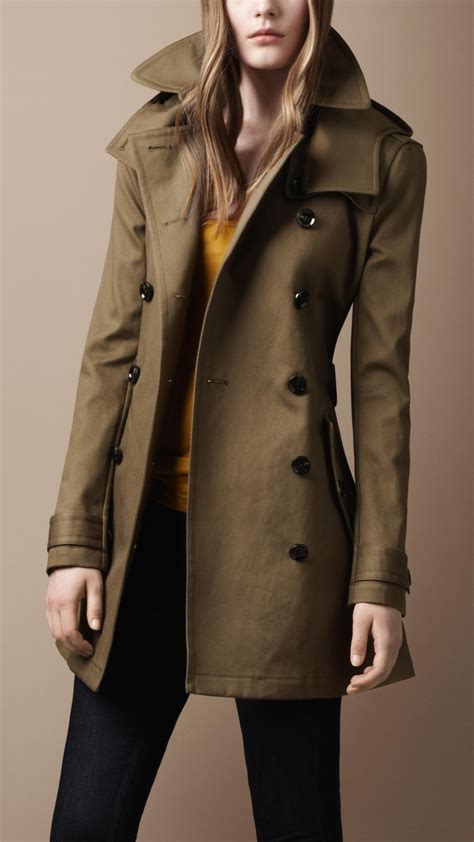 burberry brit hooded wool coat|Burberry full length trench coat.